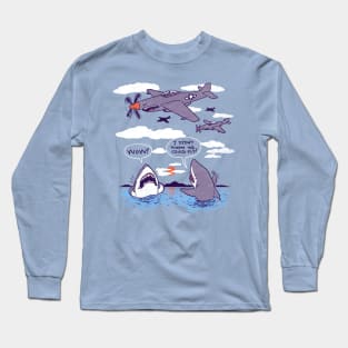 Flying Sharks Long Sleeve T-Shirt